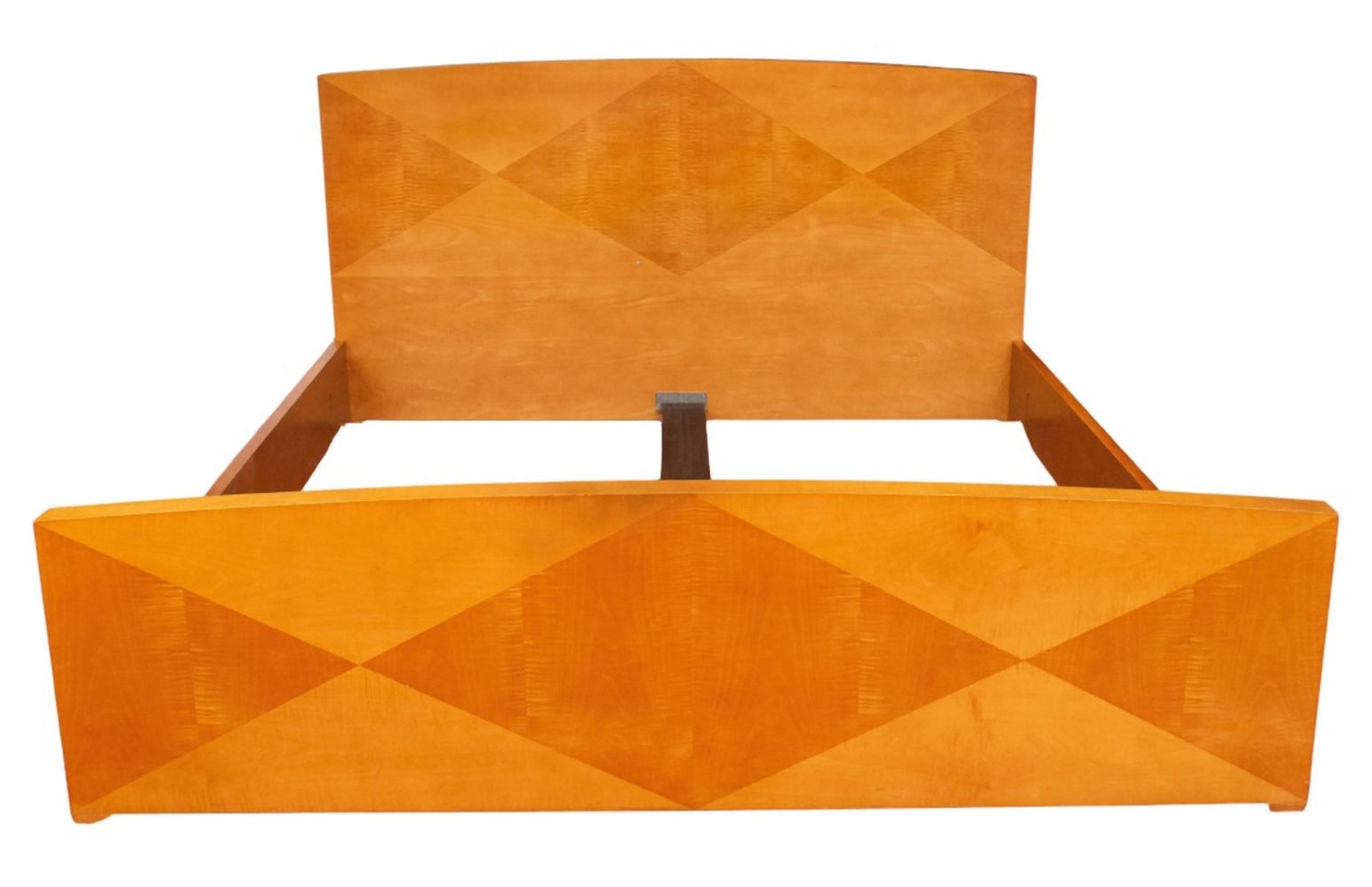 BAKER PARQUETRY MAPLE KING SIZE BED