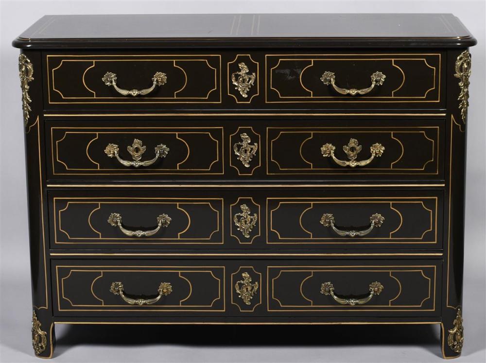 BAKER REGENCEY STYLE GILT DECORATED