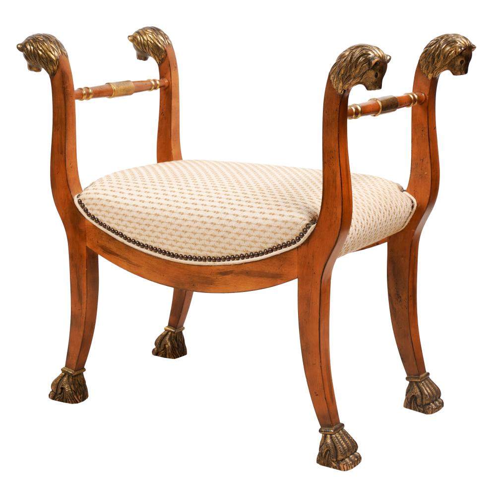 BAKER REGENCY-STYLE BENCHwith