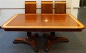 BAKER REGENCY STYLE DOUBLE PED