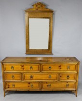 BAKER REGENCY STYLE PINE BAMBO