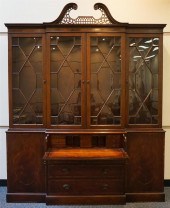 BAKER SATINWOOD INLAID MAHOGAN