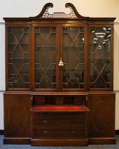 BAKER SATINWOOD INLAID MAHOGAN