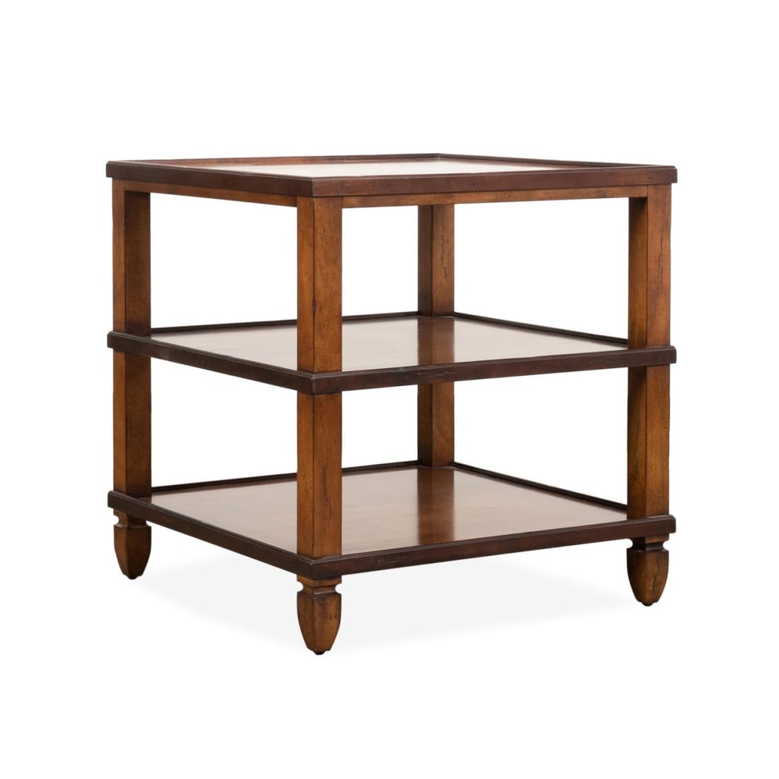 BAKER THREE TIER SQUARE SIDE