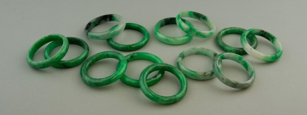BAKER'S DOZEN OF GREEN JADE