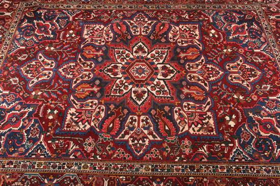 BAKHTIARI RUG. - 10 ft. 8 ins. x 13