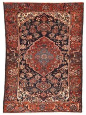 BAKHTIARI RUG20th century, blu