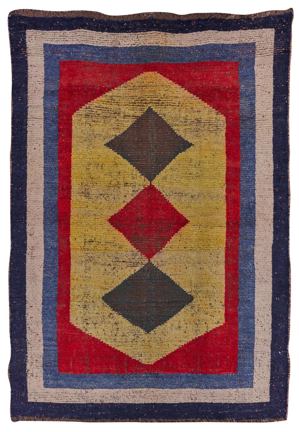 BAKHTIYARI GABBEH RUG, PERSIA, LAST