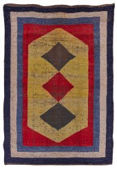 BAKHTIYARI GABBEH RUG, PERSIA,