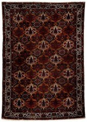 Baktiari rug, repeating tree a