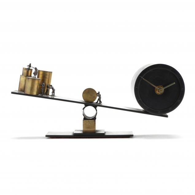 BALANCING TIME, SCULPTURE DESK