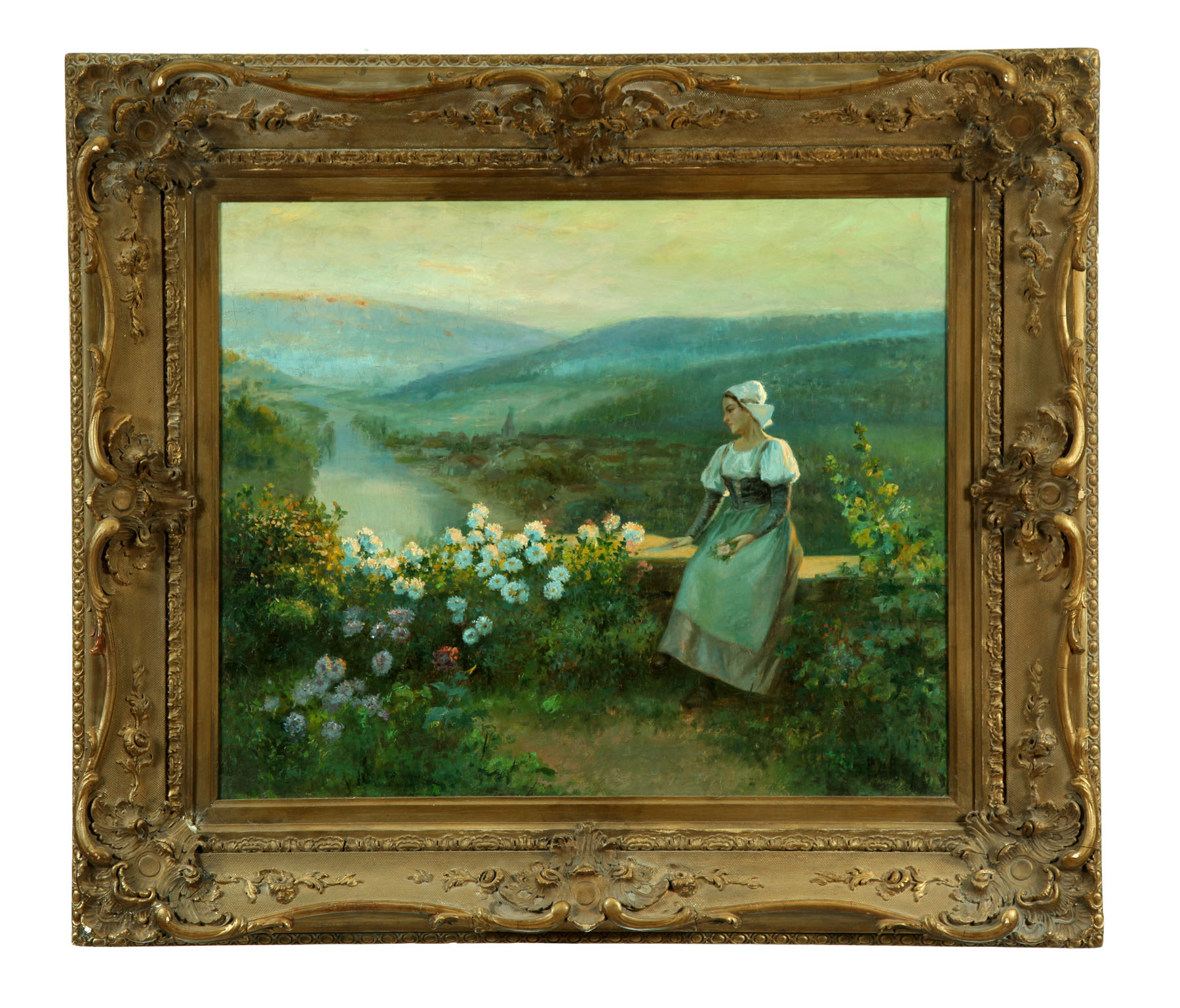 BALCONY GARDEN SCENE POSSIBLY BY