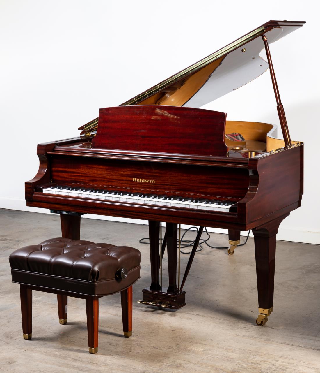 BALDWIN ARTIST GRAND MAHOGANY PIANO