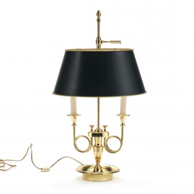 BALDWIN, BRASS BOUILLETTE TABLE