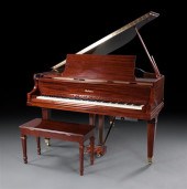 Baldwin mahogany cased grand p