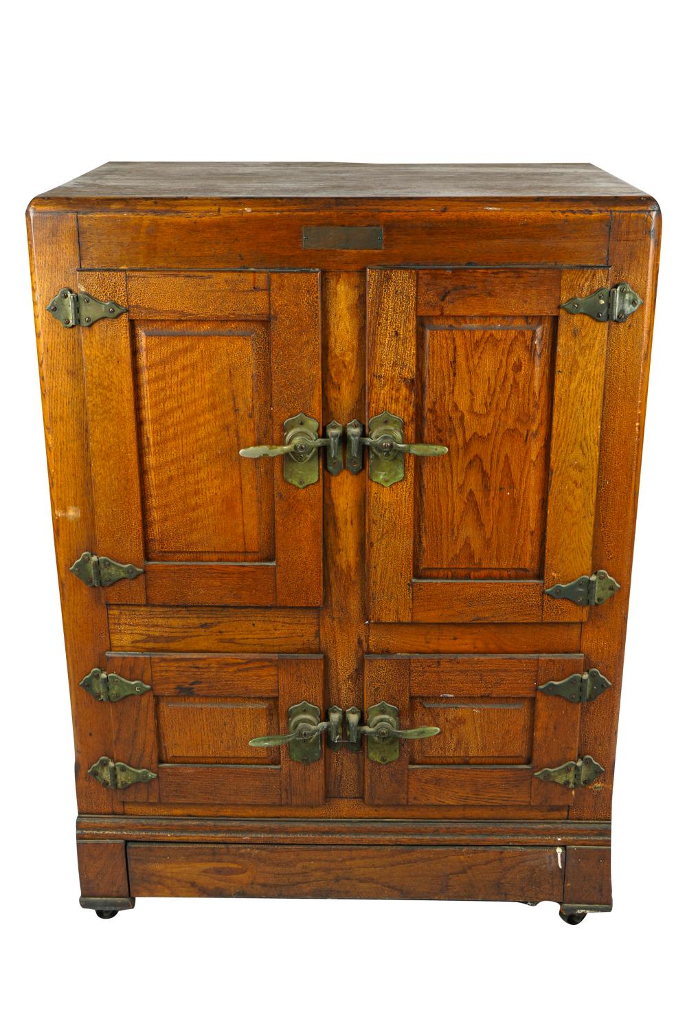 BALDWIN REFRIGERATOR CO. OAK ICE