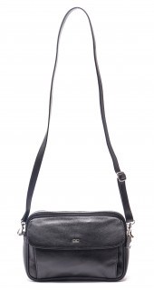 BALENCIAGA BLACK LEATHER SHOUL