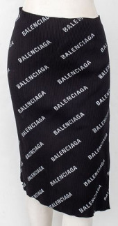 BALENCIAGA BLACK LOGO WRAP SKI