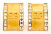 BALENCIAGA GEM-SET GOLD-TONE M