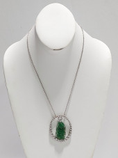 BALESTRA ANTIQUE JADE & DIAMON
