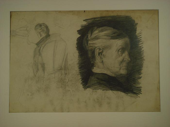 Balfour Ker, pencil & graphite,