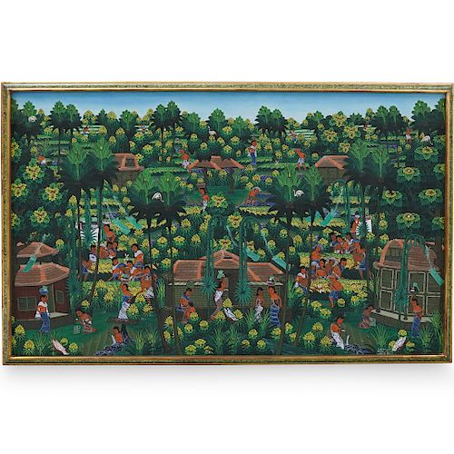 BALINESE ACRYLIC ON CANVAS