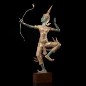 Balinese Bronze Dancer Indian.