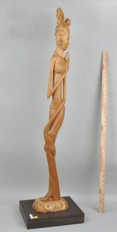 BALINESE FIGURAL CARVING ON ST