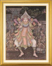 BALINESE PAINTING Balinese pai