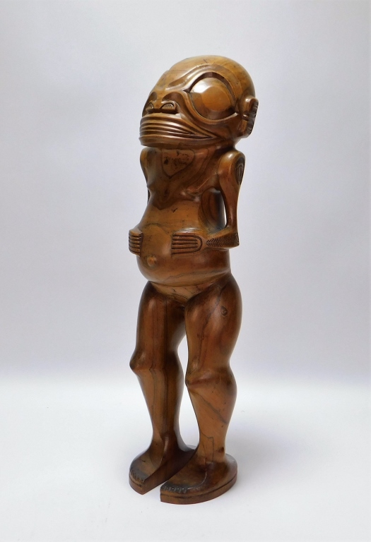 BALINESE WILD FACE CARVED WOOD
