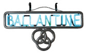 BALLANTINE BEER WINDOW-HANGING