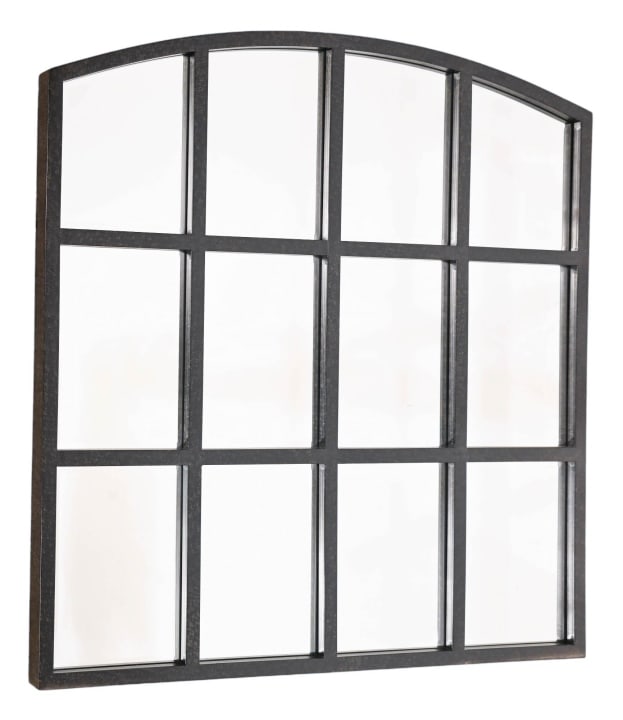 BALLARD DESIGN BRONZE ARCHED WINDOW