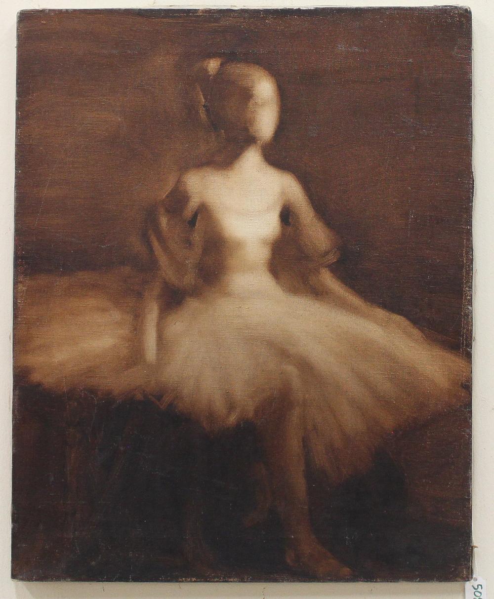 BALLET DANCER OIL ON CANVASBALLET
