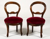 Balloon Back Rosewood Chairs A