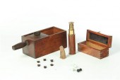 BALLOT BOX AND TELESCOPE.  Ame