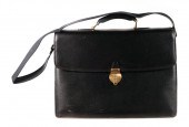 BALLY VINTAGE BLACK LEATHER LO