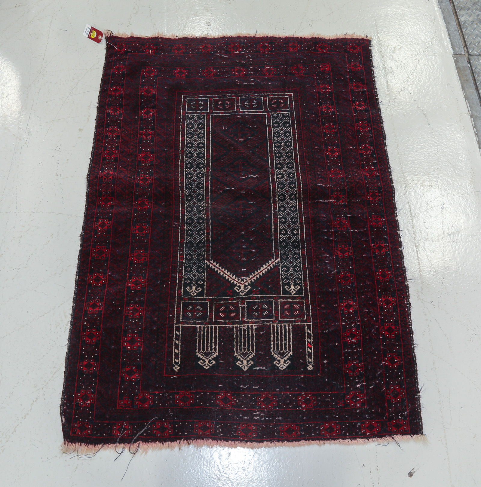 BALOUCH PRAYER RUG, PERSIA, 3.1 X