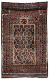 Balouch prayer rug, rectangula