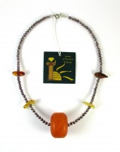 BALTIC AMBER AND FINE SILVER B