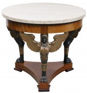 BALTIC EMPIRE STYLE MARBLE TOP