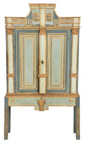 BALTIC NEOCLASSICAL PAINTED PA