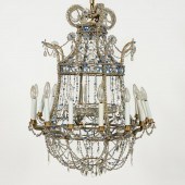 BALTIC STYLE GILT & CRYSTAL 15