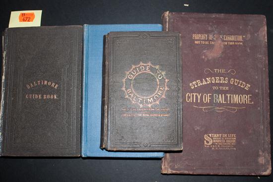 [Baltimore Guides] Four items 1) J.
