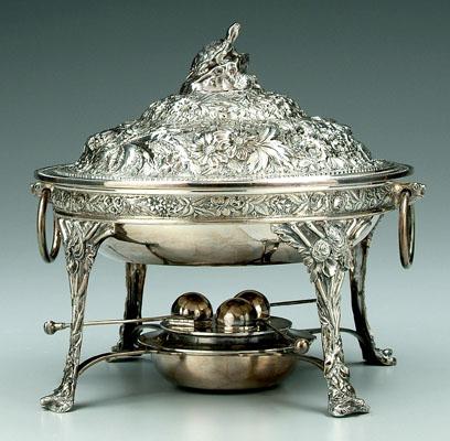 Baltimore Repoussé turtle tureen,