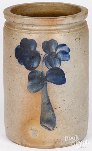 BALTIMORE STONEWARE CROCK, 19TH