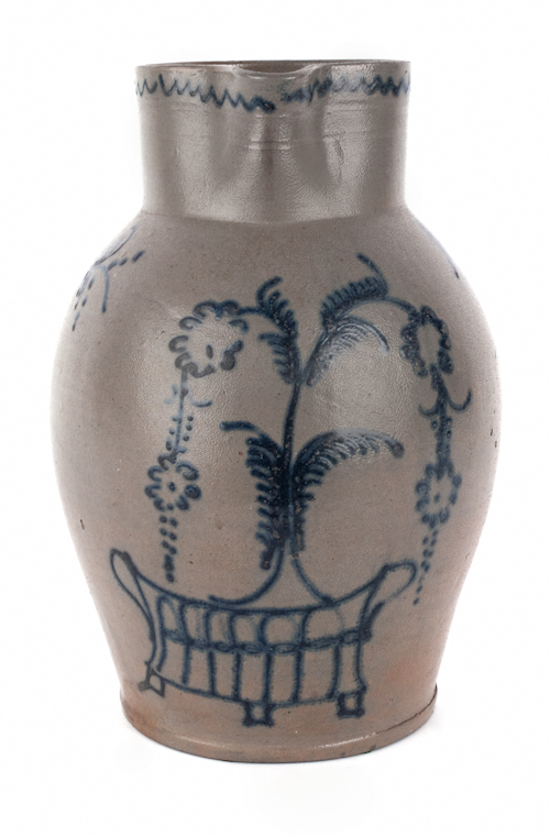 Baltimore stoneware pitcher ca.