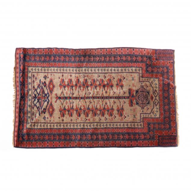 BALUCH PRAYER RUG Beige field