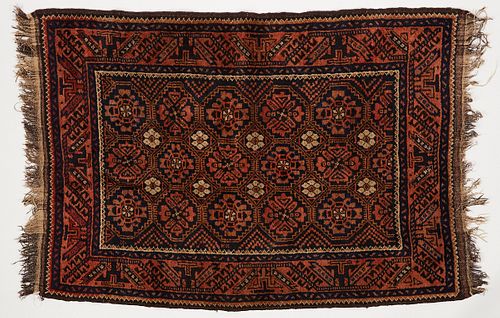 BALUCH WOOL RUG CA. 1910-1920Baluch