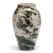 BALUSTER VASE, C.R. AUMAN POTT