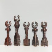 BAMANA PEOPLES, CARVED WOOD WH